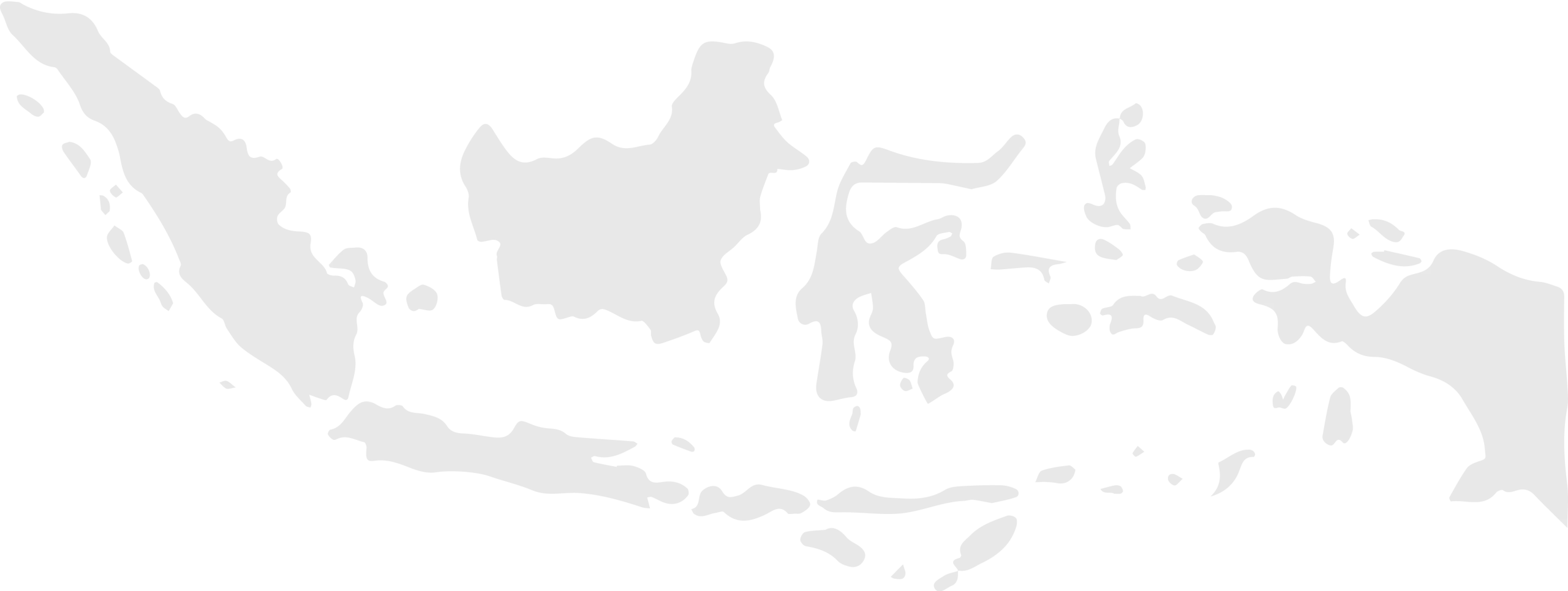 Map of Indonesia highlighting construction project locations across East, West, Central, South, and North Kalimantan.